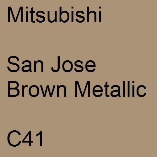 Mitsubishi, San Jose Brown Metallic, C41.